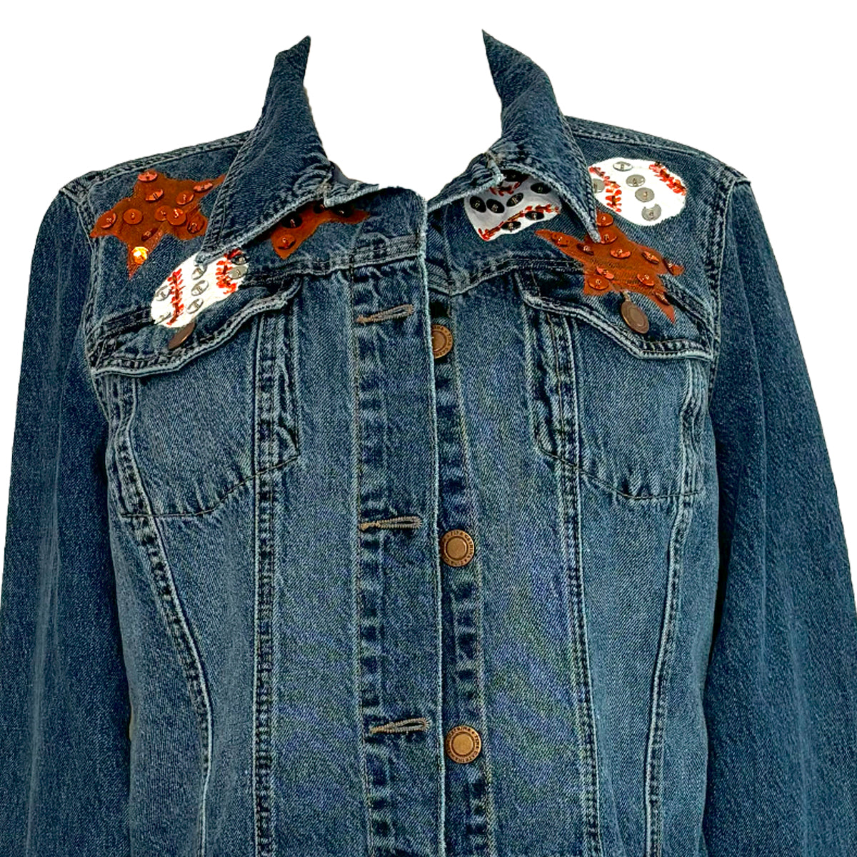 Orbit Astros Denim Jacket M