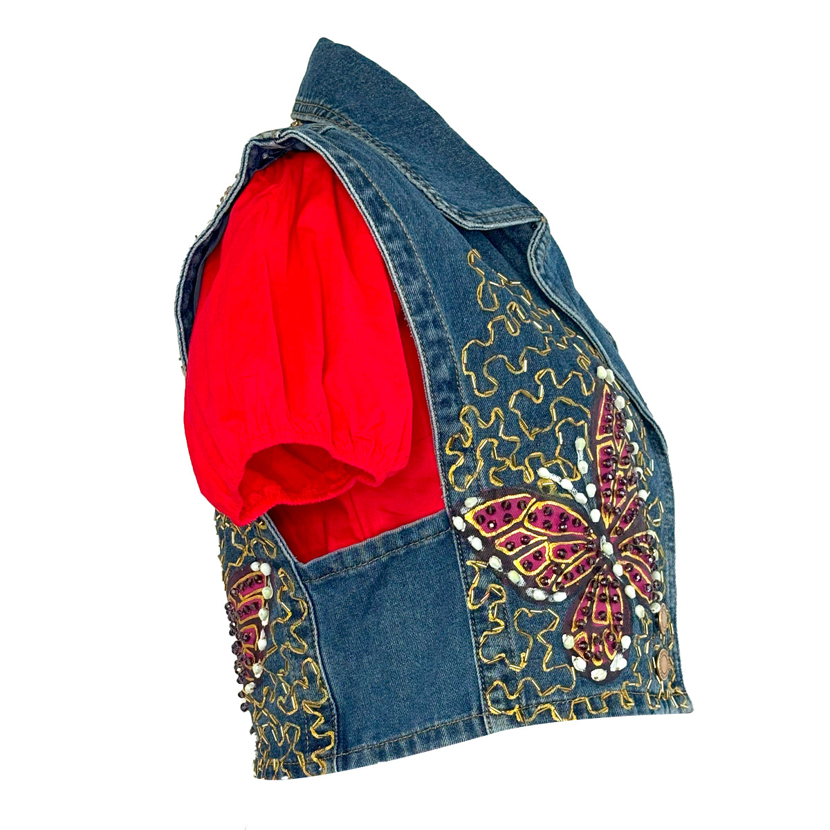 Butterflies Vest L SOLD