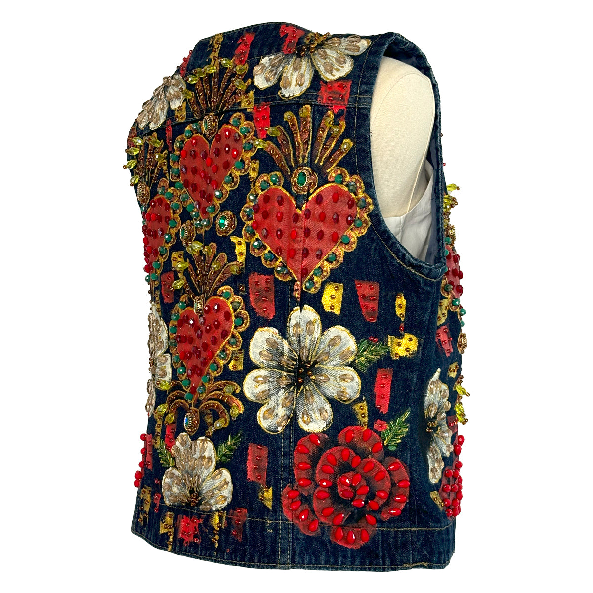 Heart and Flowers Vest M