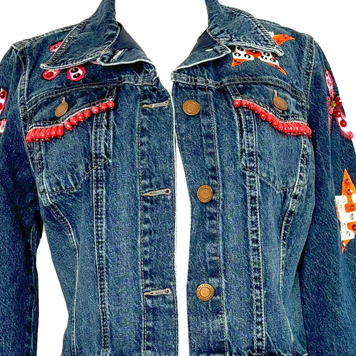 Baseball Astros Denim Jacket XS
