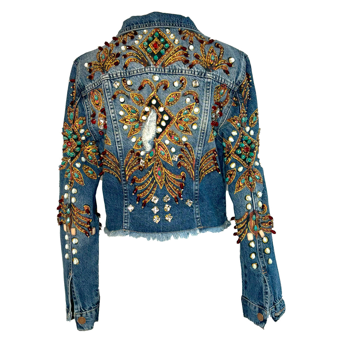 Light Blue Collection Cropped Jacket S