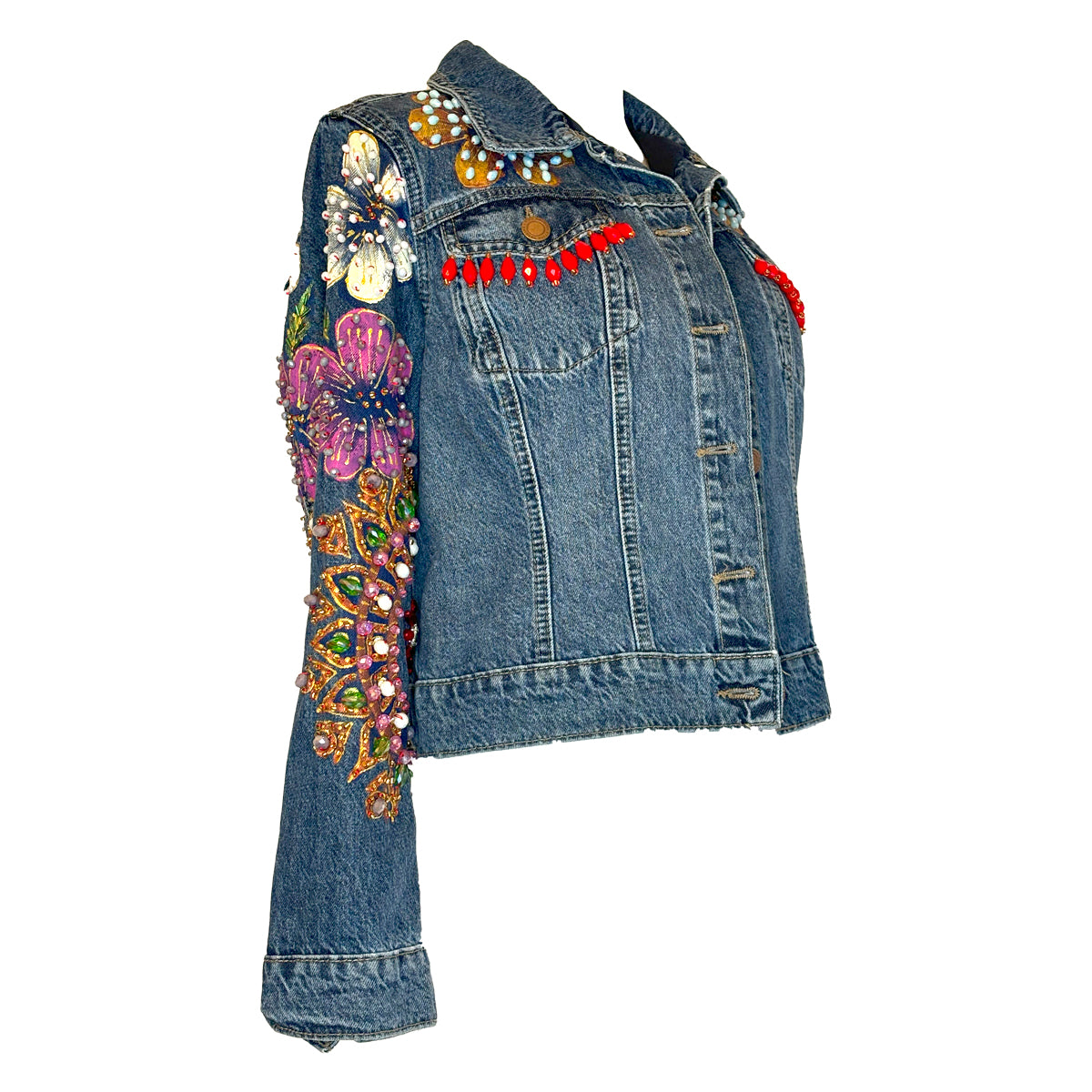 Prehispanic Flower Jacket S