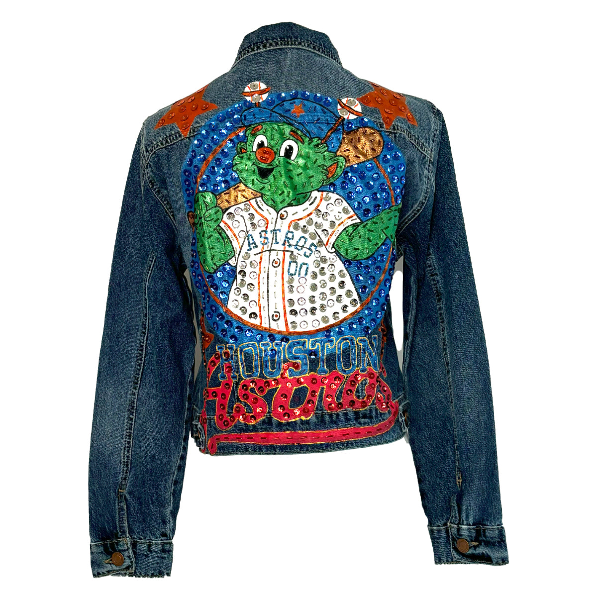Orbit Astros Denim Jacket S