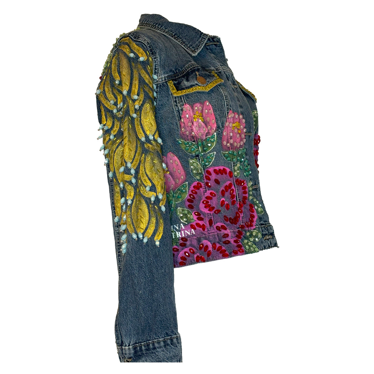 Pink Tulips And Hot Pink Flowers Jacket S