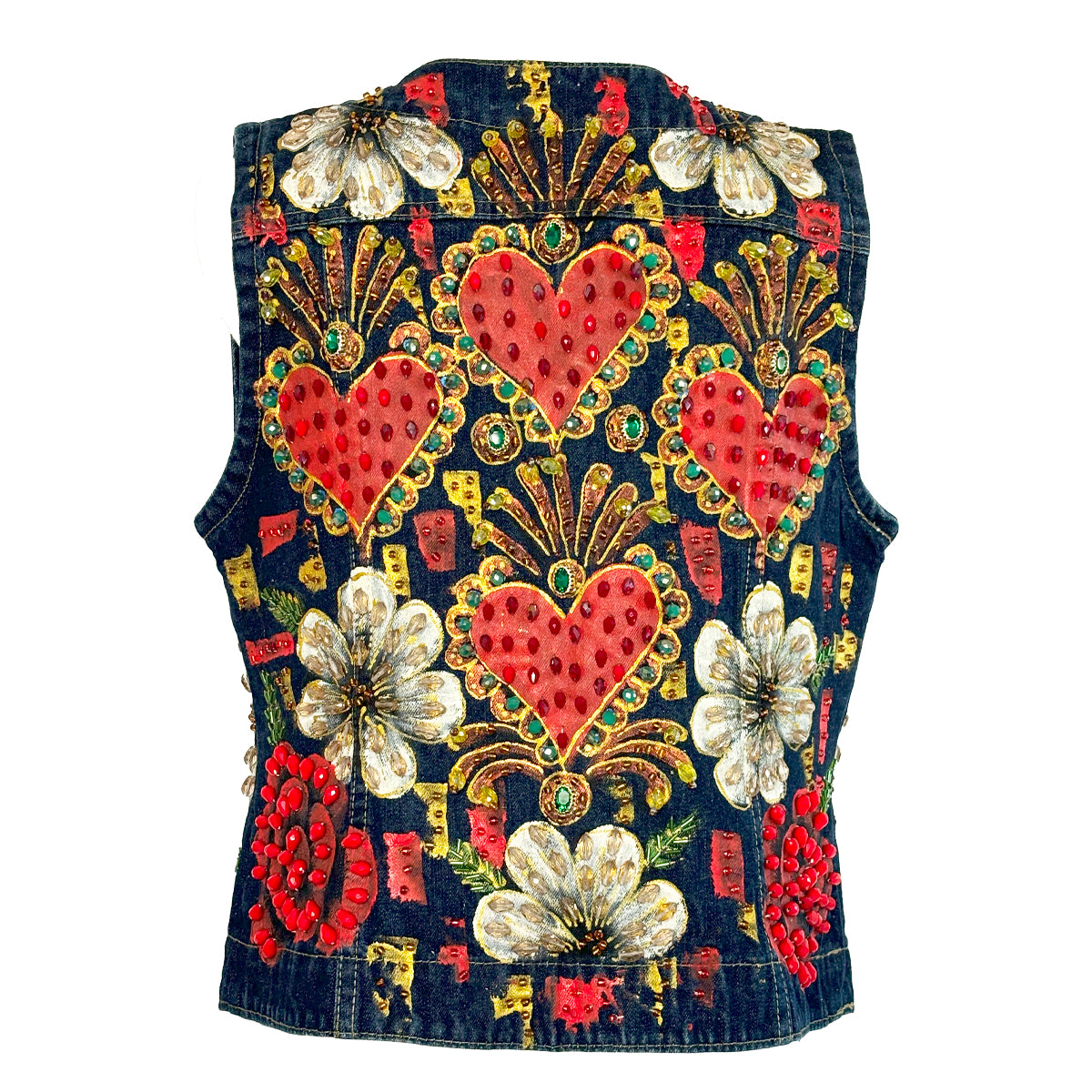 Heart and Flowers Vest M