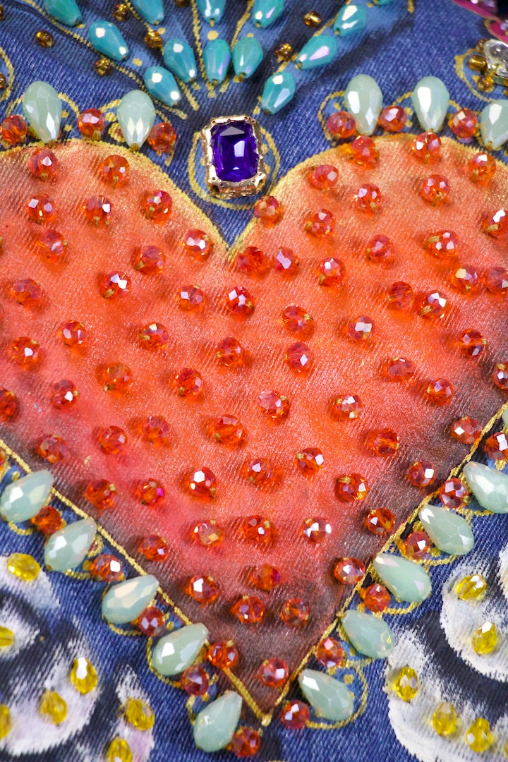 Sacred Heart & Blooms Vest SOLD