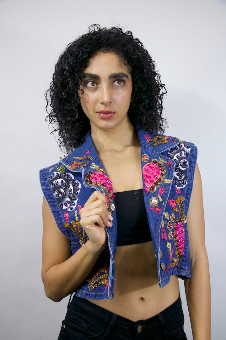 Hearts & Blooms Vest L