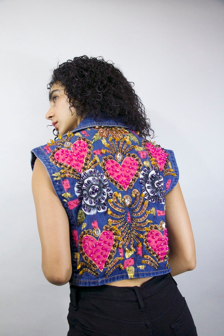 Hearts & Blooms Vest L