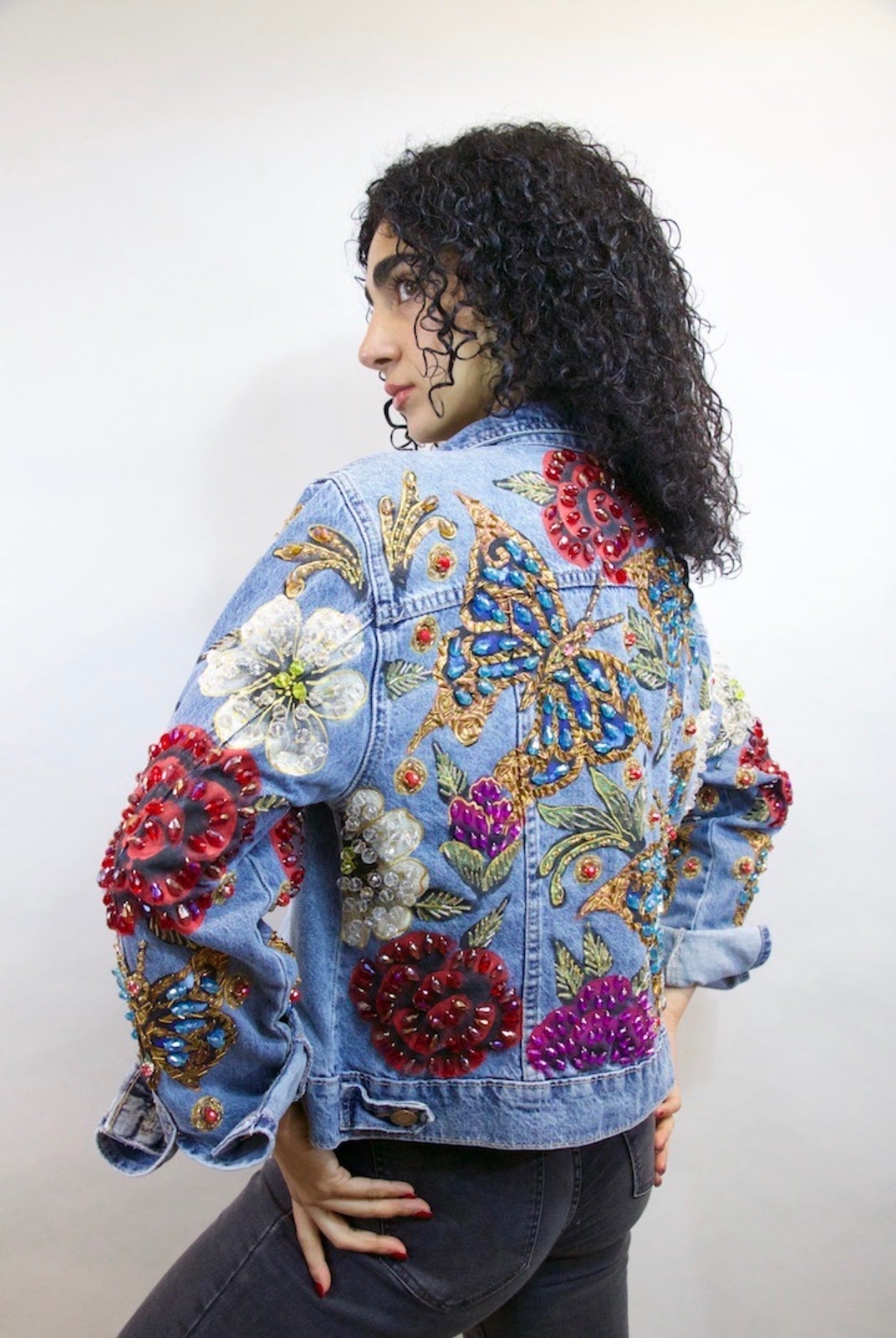 Enchanted Garden Butterfly Jacket XXL