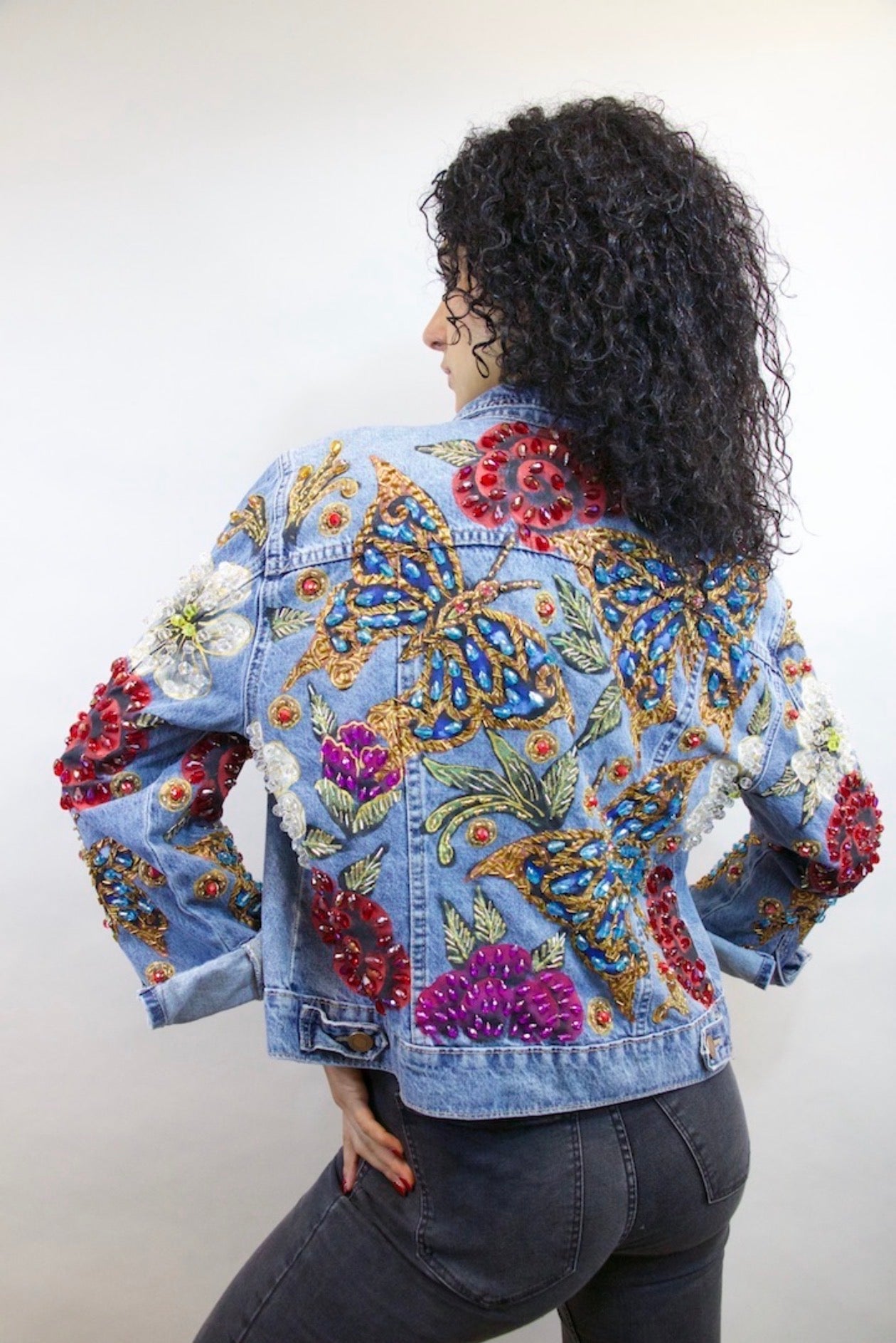 Enchanted Garden Butterfly Jacket XXL