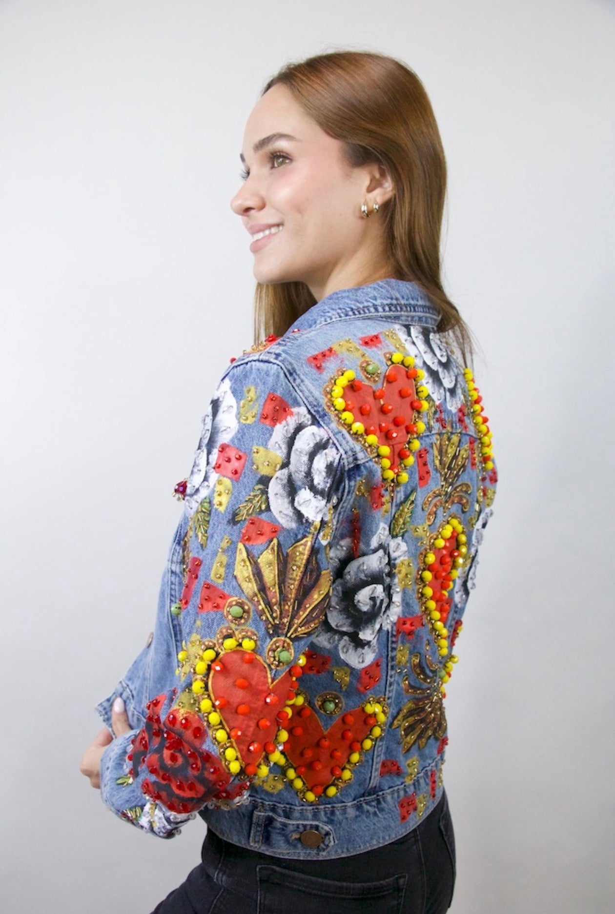 Sacred Hearts Bloom Jacket S