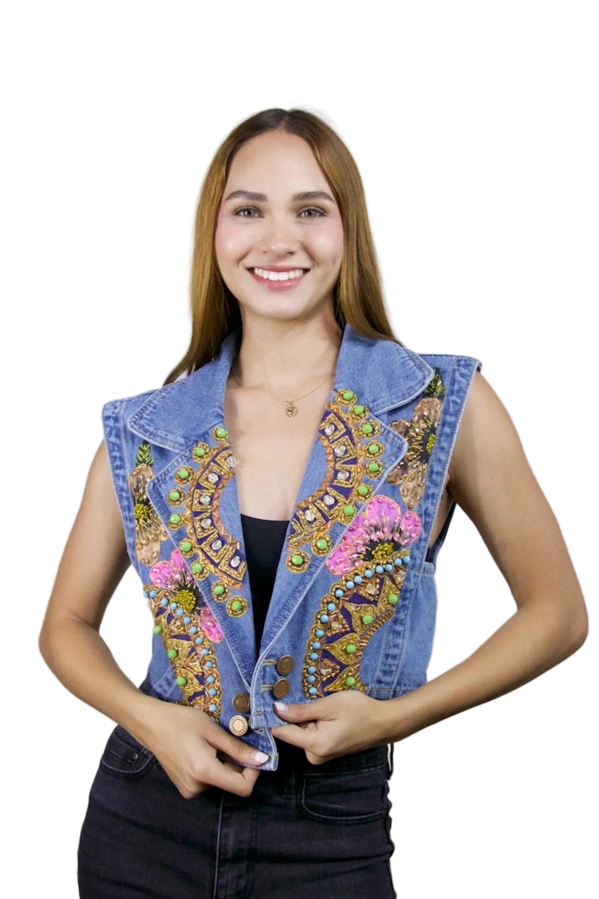Golden Garden Vest L