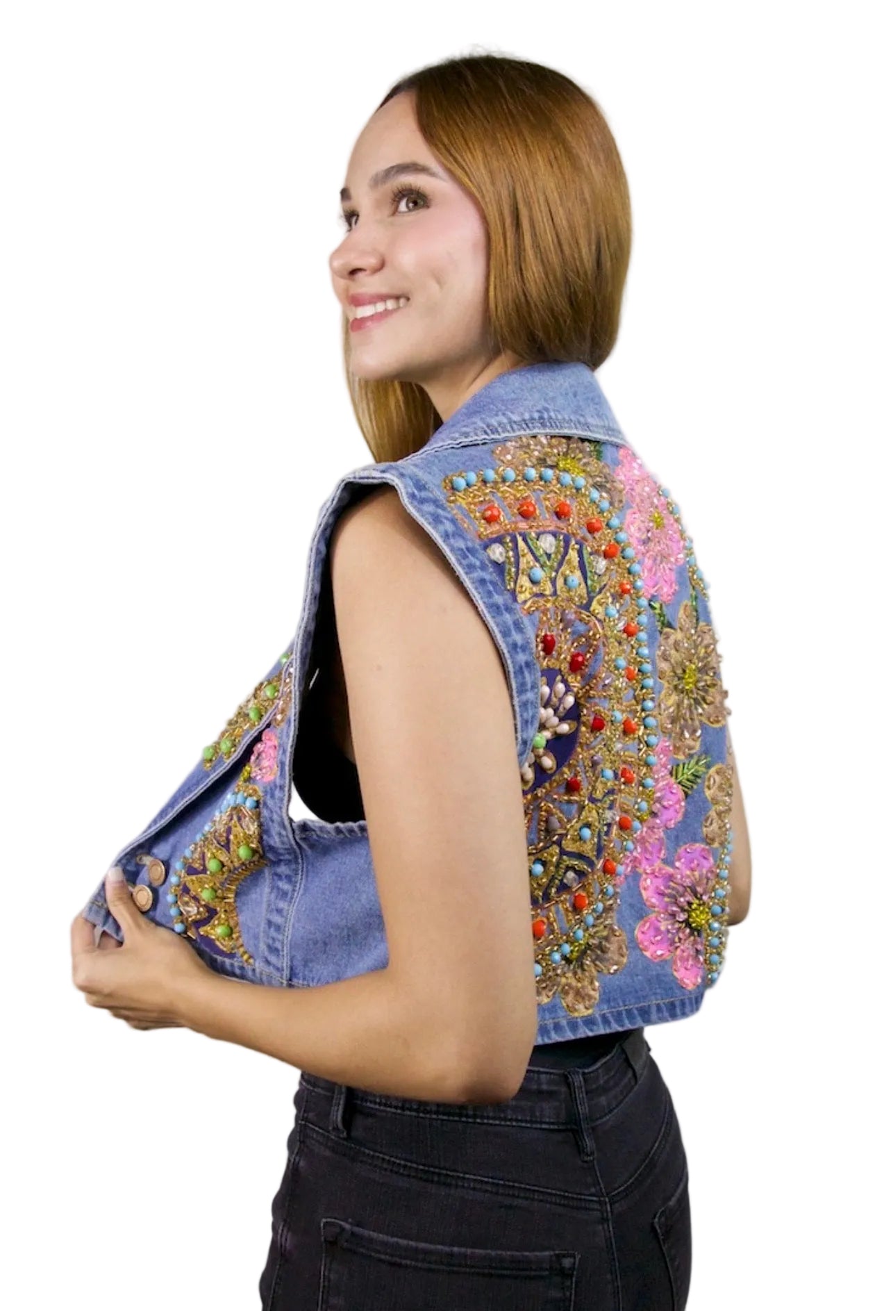 Golden Garden Vest L