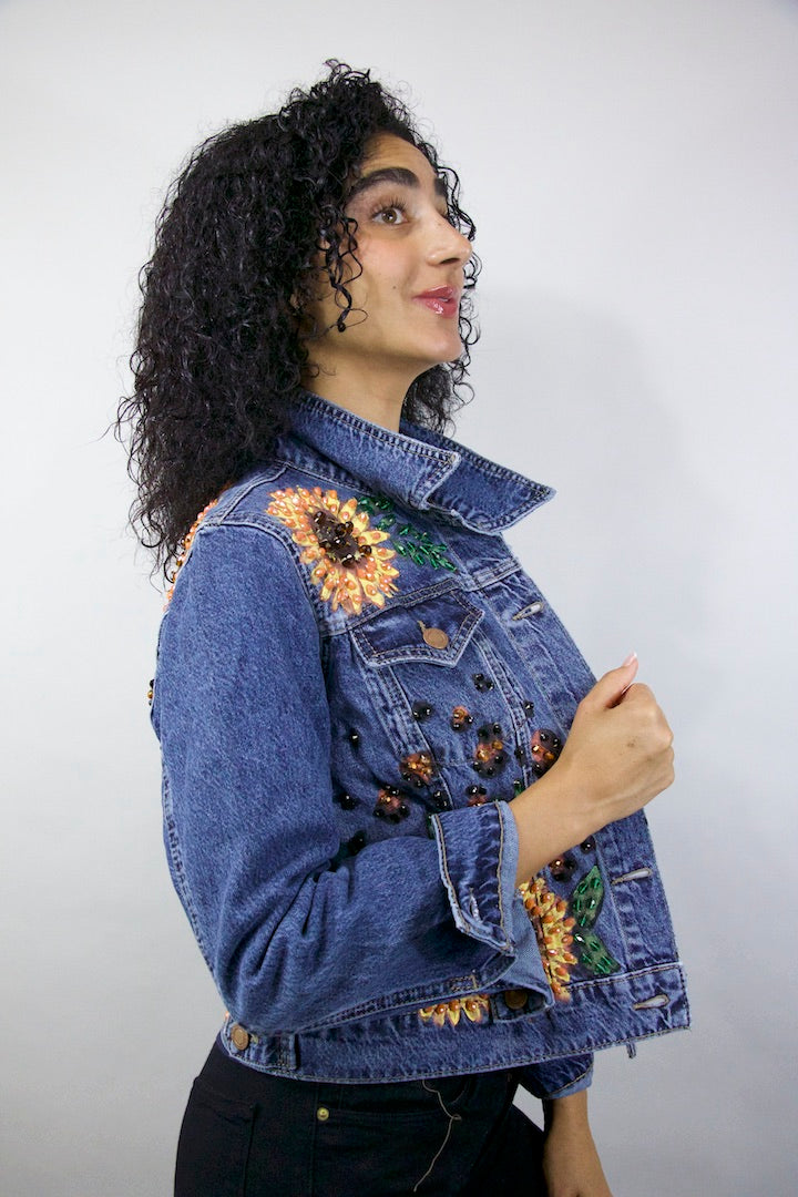 Skull & Sunflowers Jacket S