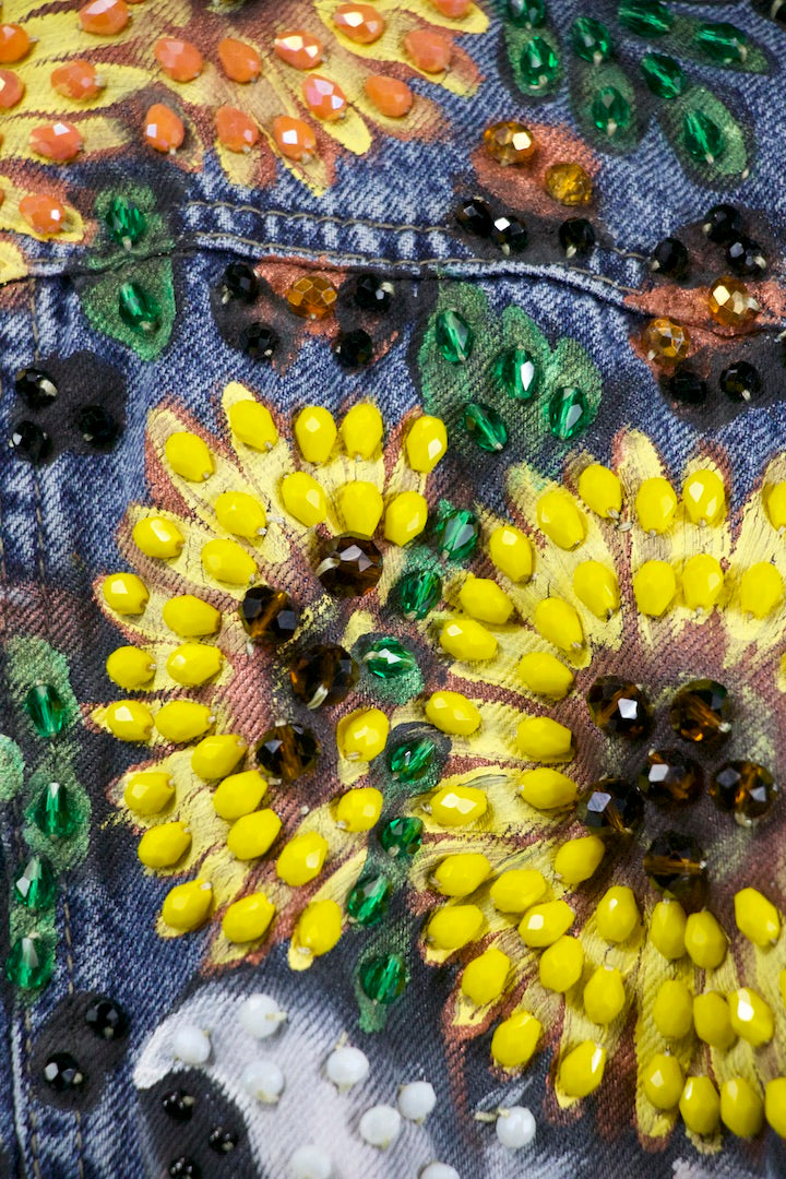 Skull & Sunflowers Jacket S