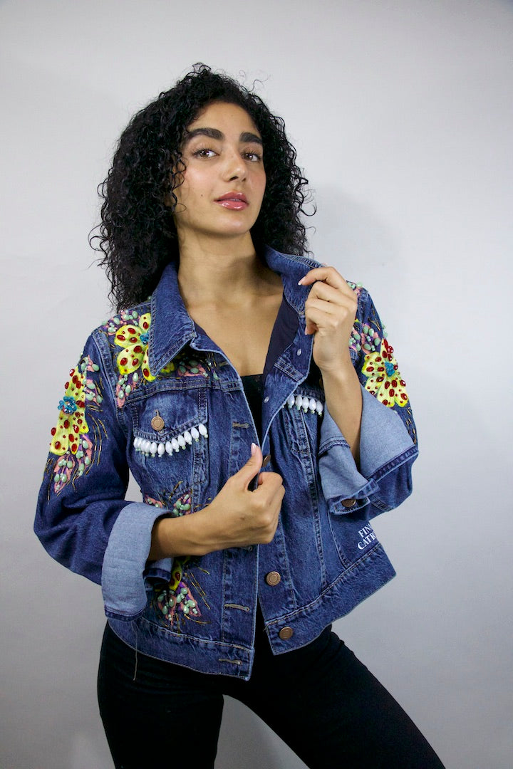 Floral Symphony Jacket XL