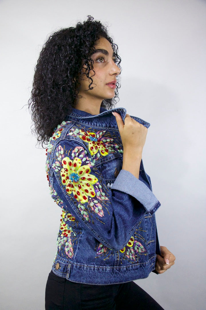 Floral Symphony Jacket XL